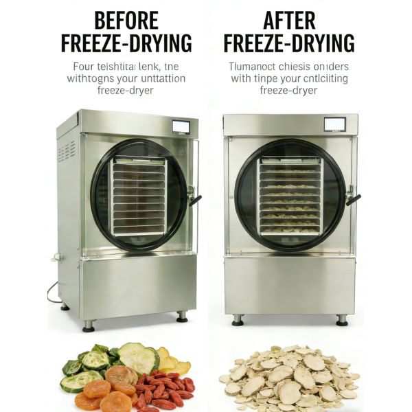4-10kg Capacity Home Freeze Dryer Medium Freeze Drying Machine