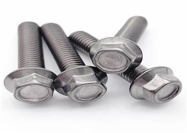 M5 M6  Stainless Steel SUS304 SUS316 Serrated Hexagon Head Flange Metal Bolt DIN6921