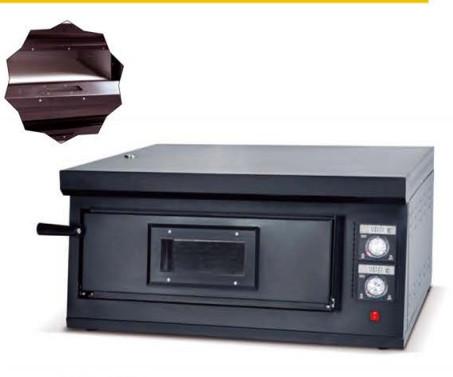 Forno de pizza de aço inoxidável comercial com controle de temperatura preciso