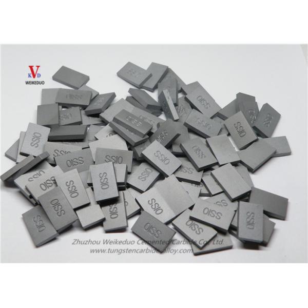 Cemented Tungsten Carbide Inserts For Granite , Marble Cutting SS10