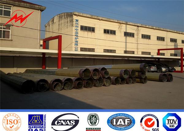 carga de projeto de aço galvanizada 11900MM 500KGS de polos de poder de 33KV 40FT