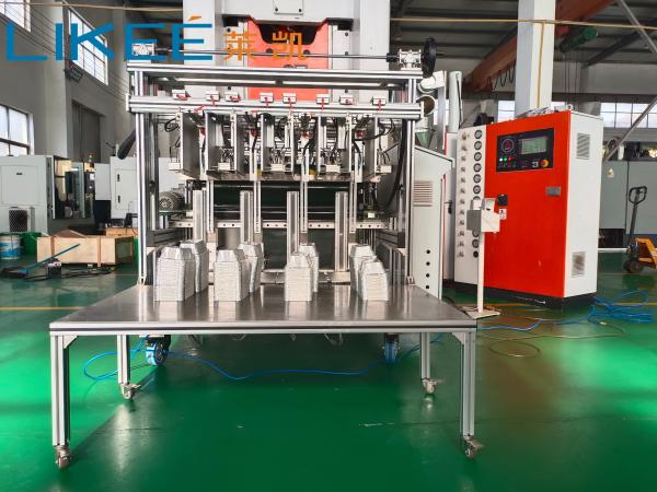 Tipo pneumático controlado produtividade alta do motor da máquina do recipiente da folha de alumínio