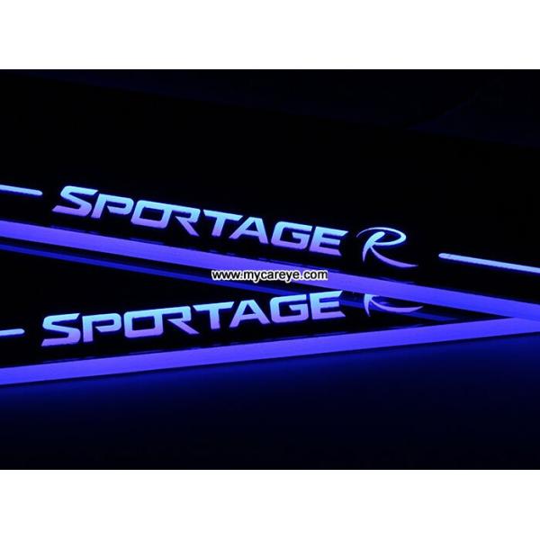 Kia Sportage custom car door welcome LED lights auto light sill pedal