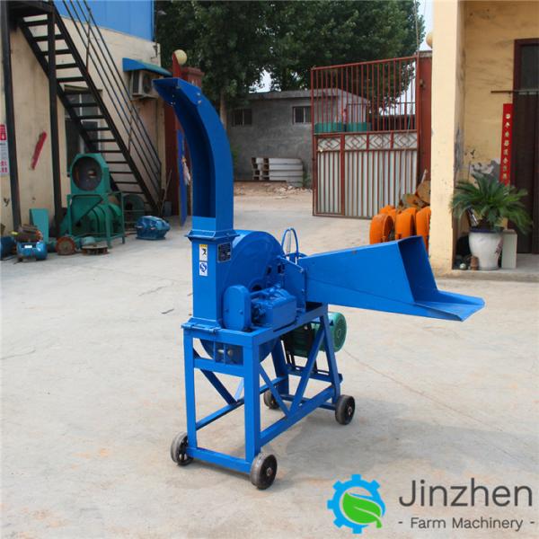 small Chaff Straw Crusher Poultry Animal Cattle Feed Grass Shredder Silage Chopper Fodder Forage Hay Chaff Cutter