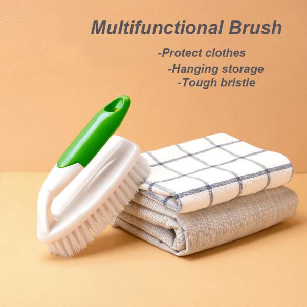Щетка стирки ткани домочадца 17x14.5x6cm пластиковая с ручкой