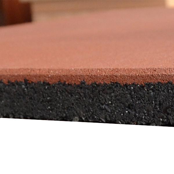 Anti Slip Rubber Flooring Tile Home Gym Shock Absorption SBR 8mm Gym Mat