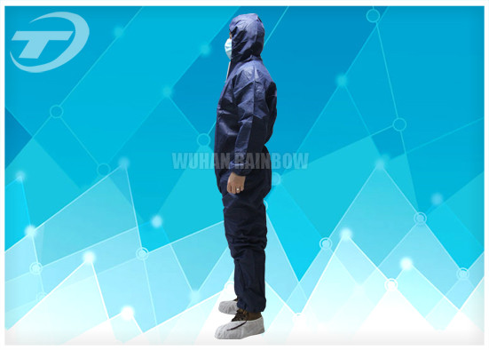 Batas médicas del polipropileno del traje disponible de la bata del hospital para el recinto limpio