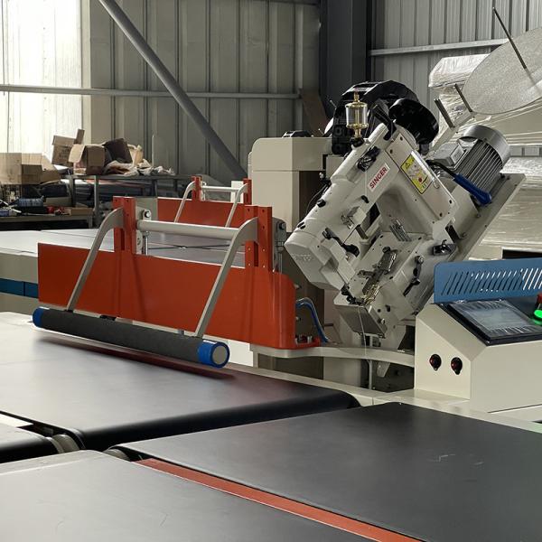 Computerized Automatic Flipping Mattress Tape Edge Machine 50-500mm Sewing Thickness 1400-2300rpm