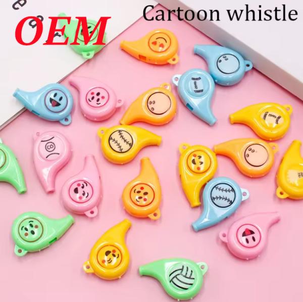 Plastic Whistle Release Stress Relax Toy Kids Education Toy