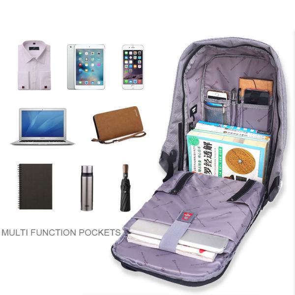 Anti Theft Business Laptop Backpack Multifunctional Waterproof 17 Inch Laptop Bag