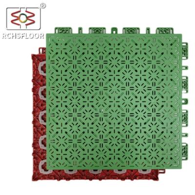 600g/Pc Multi Sport Interlocking Tiles 34*34cm Polypropylene Floor Tiles