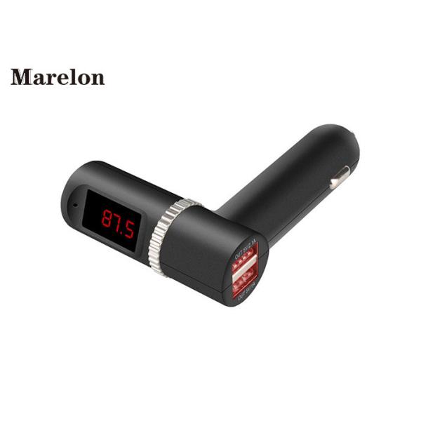 Digital Display Bluetooth Car Charger 360 Independent Volume Control