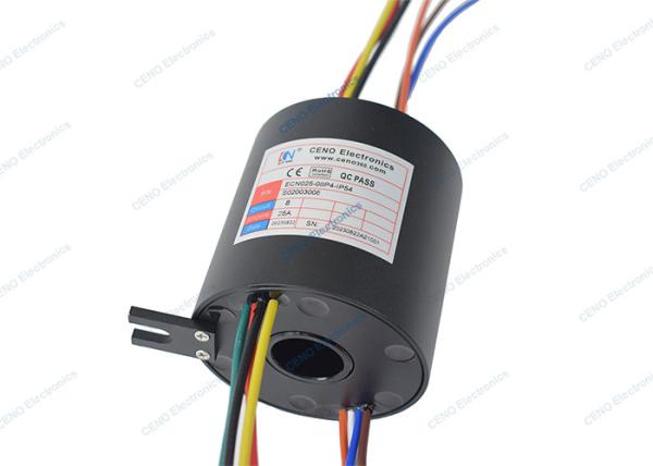 Through Bore Power Conductive Slip Ring Electrical Connector With Rotary Electrical Joint