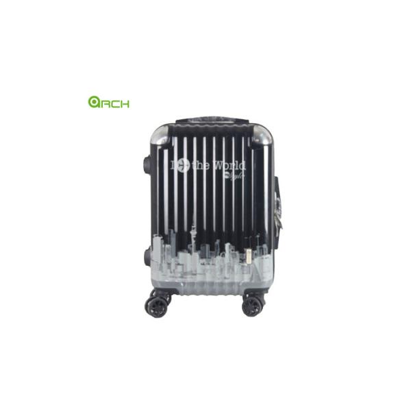 Durable Double Spinner Wheels Travel Trolley Suitcase With Metal Corner Protector