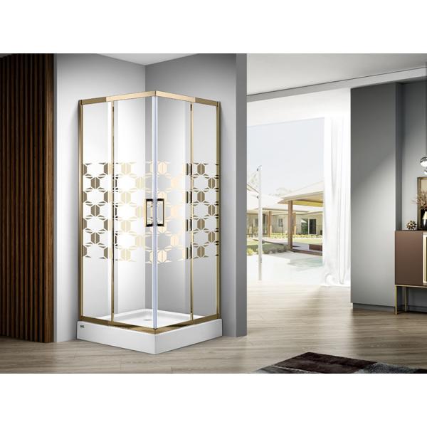 Сдвижная стеклянная ванная душа LBS2482-B TG RG 800×800×2050 мм