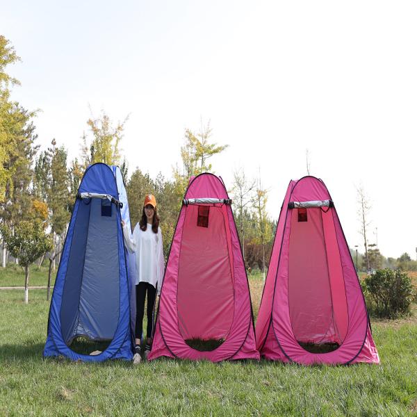 Outdoor 1.9m Tall Pop Up Shower Tent Sun Protection