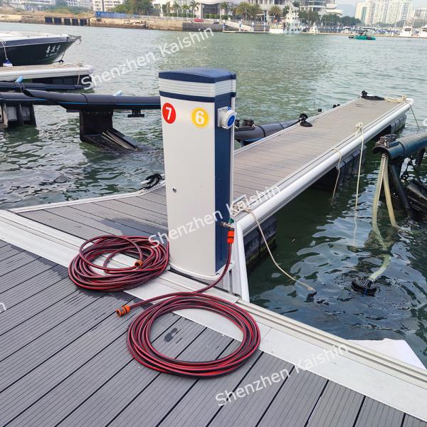 Marine Floating Dock Rubber Fender de alumínio flutua a doca do dedo