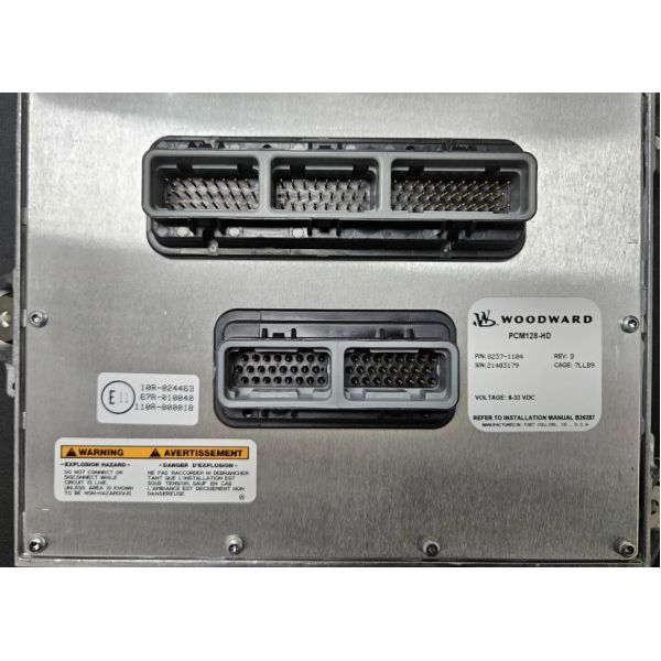 Woodward PCM128-HD High-Density Process Control Module with 24VDC and 8 Analog Channels for Industrial Applications