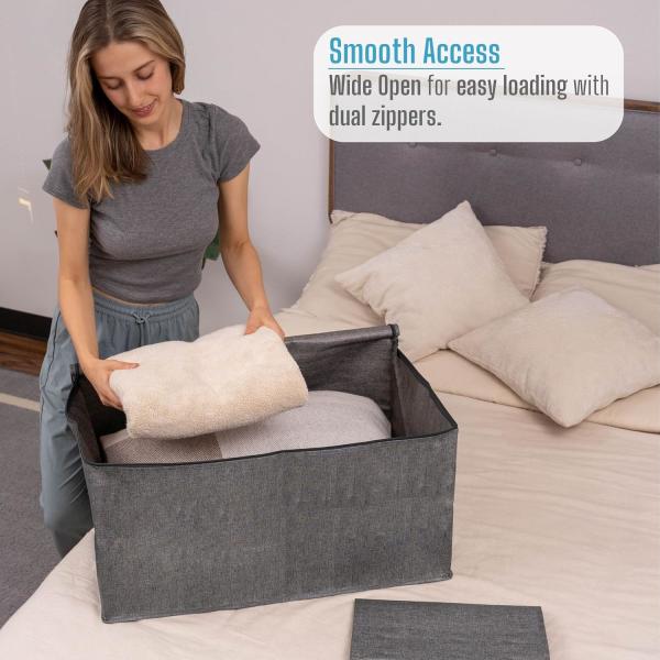 VENO 8 Pack Moving Bags, Moving Supplies, Moving Boxes, College Packing Storage Boxes With Lids Alternative, Heavy Duty