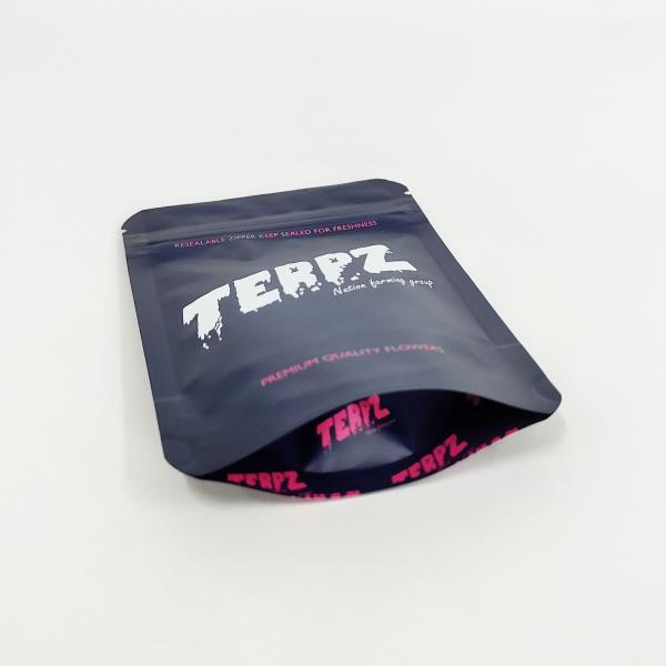 LDPE 3.5g Smell Proof Mylar Bags Zip Lock Mylar Pouch For Food