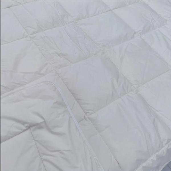 White 200TC 100% Cotton Comforter All Season Fabric Comforter With Polyester Filling