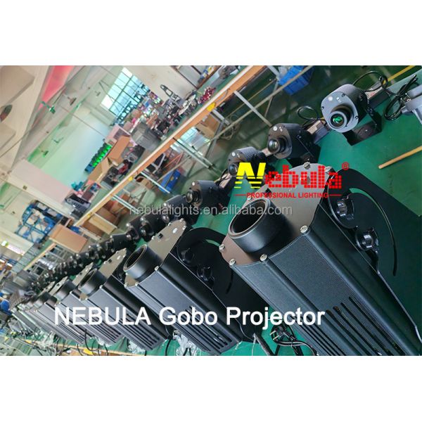 NEBULA 500W 700W LED IP66 Gobo Projector Outdoor Waterproof Mean Power Supply Logo Image Gobo Projector