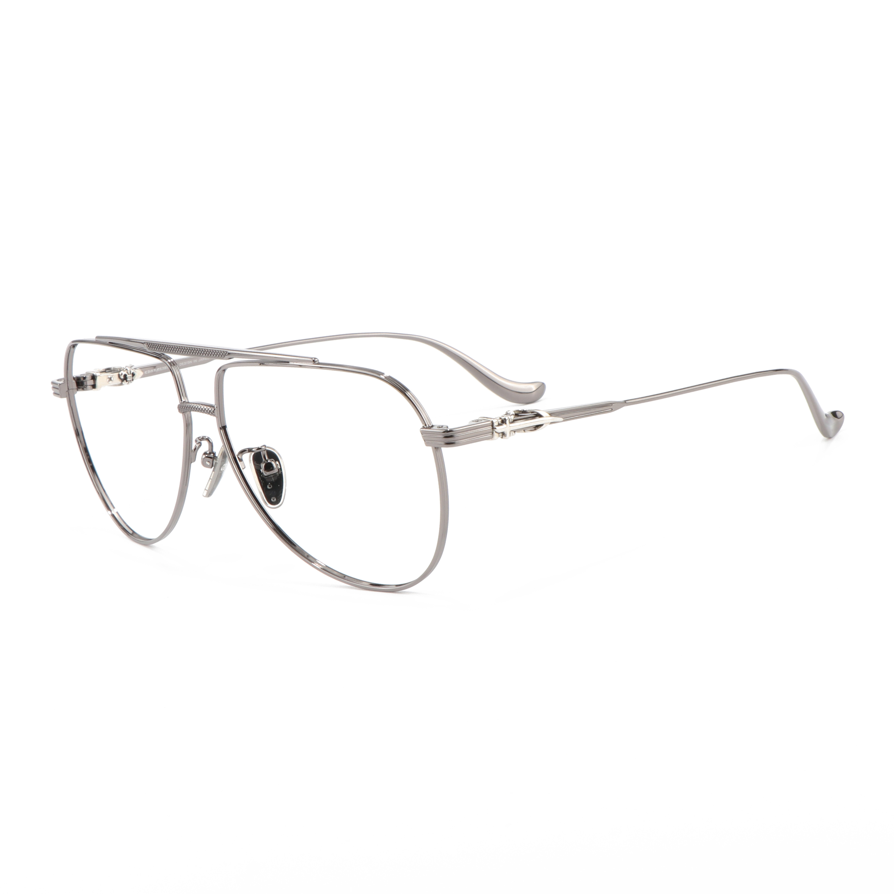 Ultra Lightweight Corrosion Resistant Titanium Glasses Frame with Punk Style for