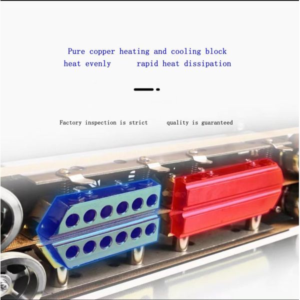 HIPAC FPM150E Ink-jet and Sealing Machine Heat Sealer China Hot Selling Aluminum Foil Bag Tea Biscuit Film Bag Sealing Machine