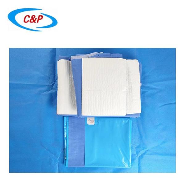 CE ISO13485 Sterile Blue Nonwoven Surgical Gown Pack Supplier For Operation Room
