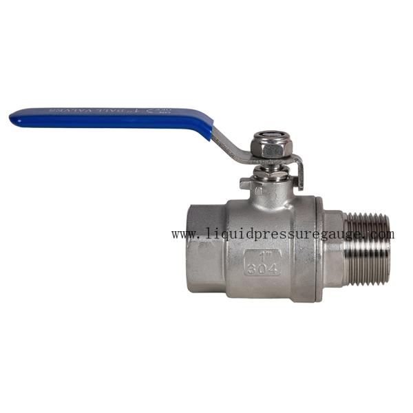 Stainless Steel Instrument Manifold Valve 2 PC 1 Inch High Pressure Ball Valve 1000 Psi