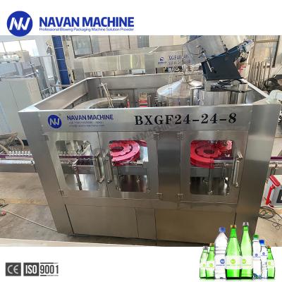 Automatic Glass Bottle Non Gas Liquid Washing Filling Capping Machine