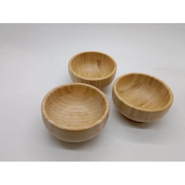Fruits Salad Serving Bamboo Wood Salad Bowls Natural Organic