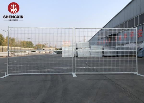 Construction Durable 4.2mm Portable Temporary Fence 2850mm Width