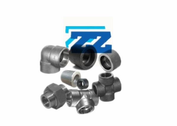 Carbon Steel Galvanized Steel Pipe Fittings , Socket Weld Forged Steel Fittings Class 3000
