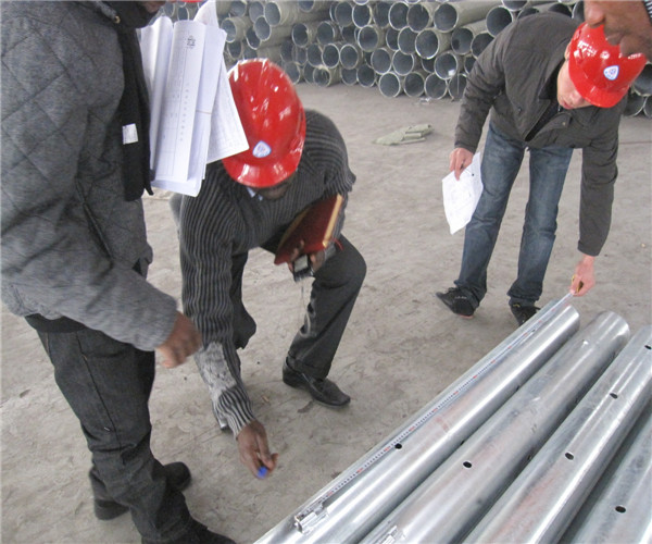 Power Transmission Line Electric Steel Tubular Pole Galvanized Steel Pole