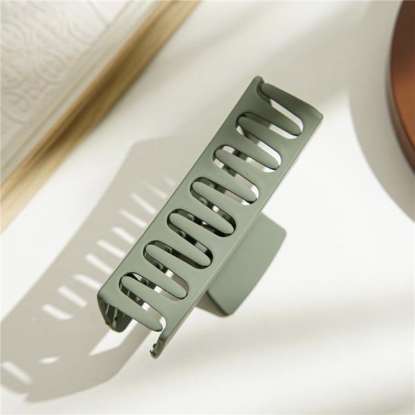 Ins resin headbands accessories Morandi Hair grab clip simple large girl grab clip back of head shark clip