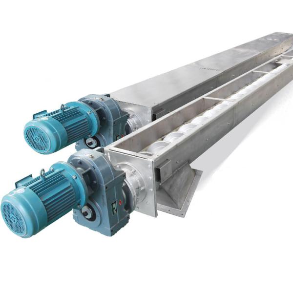 Stainless Steel Heat Resistant Customizable Screw Auger Conveyor for Power Plants and Industrial Use