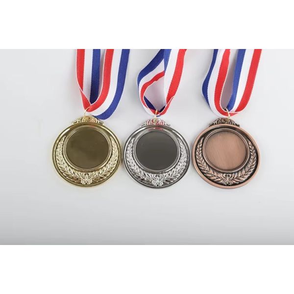 Sublimation Medal Blanks Custom Medals For Awards Sports Marathon Medal Gold Silver Bronze Colors