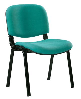 Colorful Stackable Fabric Chairs , Low Back Office Chair For Boardroom