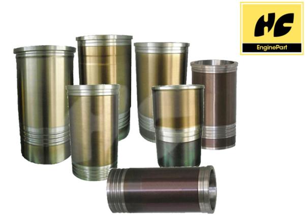 Silver / Gold Diesel Engine Cylinder Liner , NT855 Cummins Cylinder Liner 80mm - 400mm
