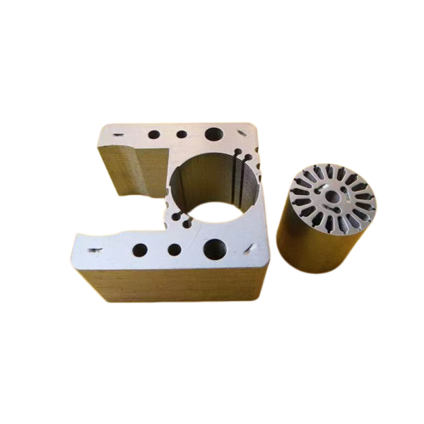 High Permeability Motor Stator and Rotor Stack Silicon Steel Laminations with ±0.01 mm Tolerance and Customizable Thickness for EV Motors