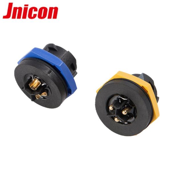 Multi Color Waterproof 3 Pin Male And Female Connectors Panel Mount 20A DC Power Socket