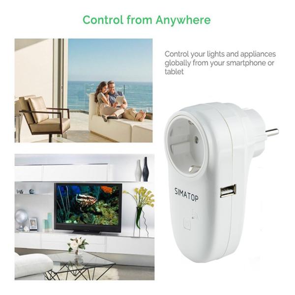 Europe smart plug with USB