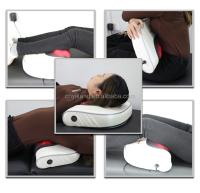 Relajación Viaje almohada de cuello con masajeador almohada de masaje vibratoria de 60Hz