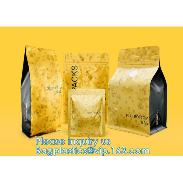 Stand Up Food Bags,Zip Lock Food Storage Bags for Packaging Products,Herbs,Snack,Tea,Spices,Pet Food and Soaps