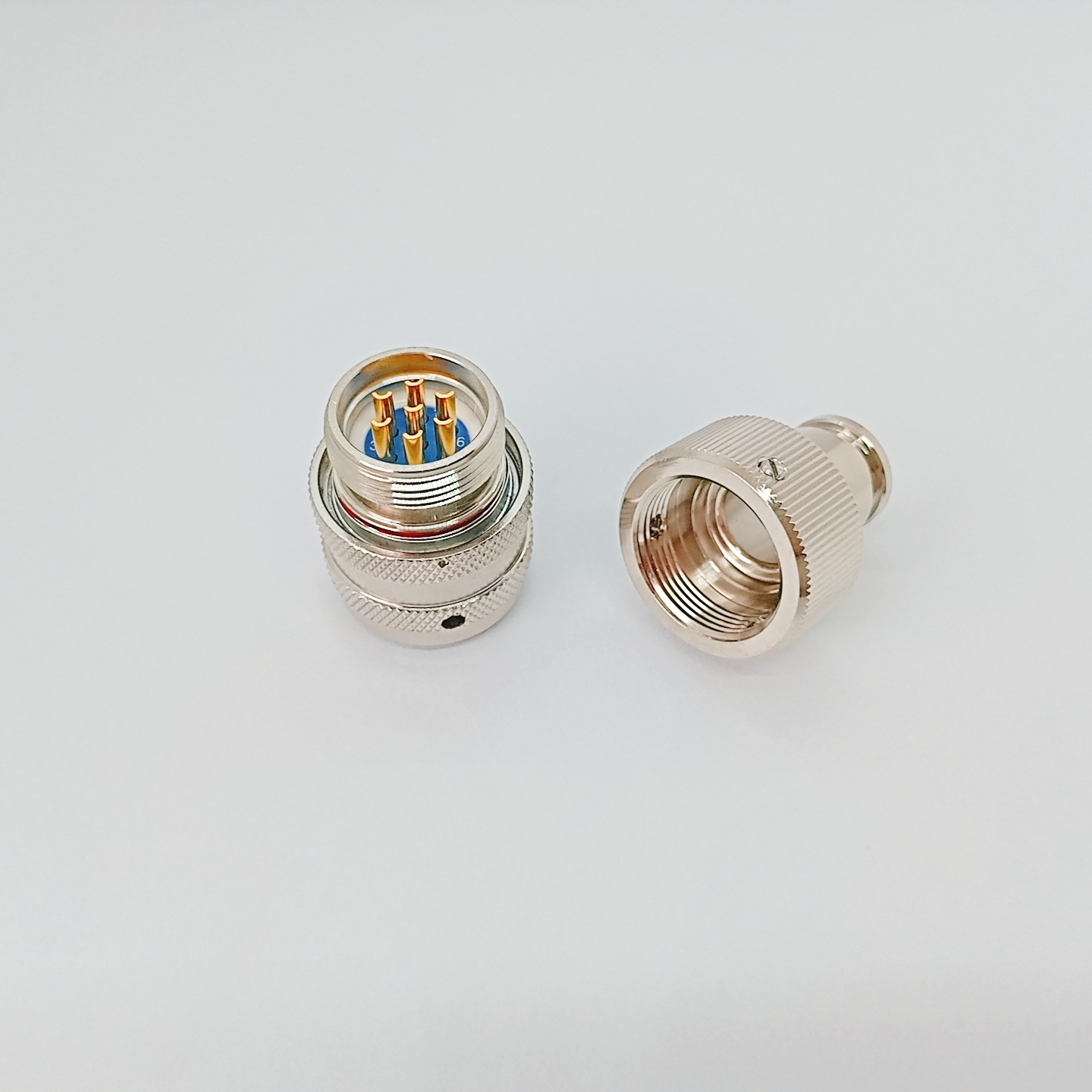 Y11P*-1007TJ5 7 Contacts Bayonet Circular Aviation Plug Solder Type Shielded Aluminum Alloy Shell