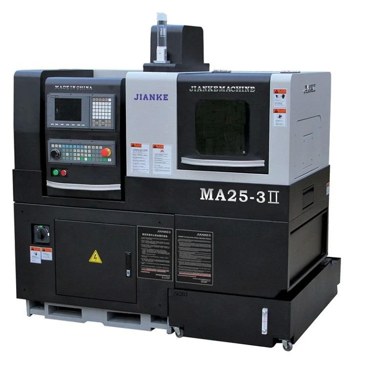 JIANKE MA25-3II High-Speed Cutting Swiss Type Automatic Lathe with Dual Spindles for 1.5 Inches Workpieces