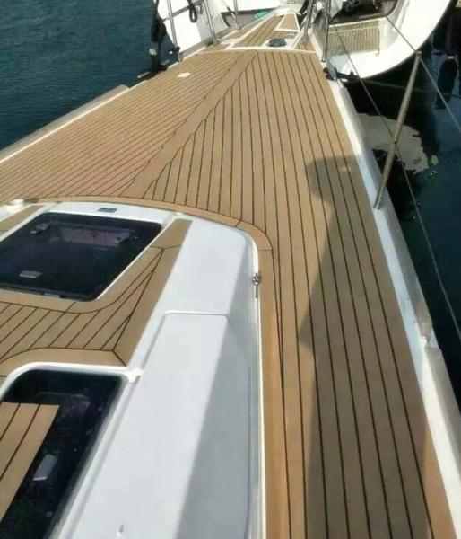 Sanding PVC Boat Deck Yacht Deck Rubber Flooring for Boats and Online Technical Support