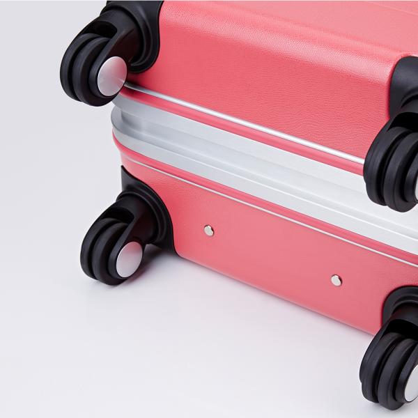 22 26 pouces PC en aluminium coffre dur Valige sans fermeture à glissière Sac de voyage avant ouvert Fonction de bagages durables Ensemble de 2 pièces pour l'extérieur