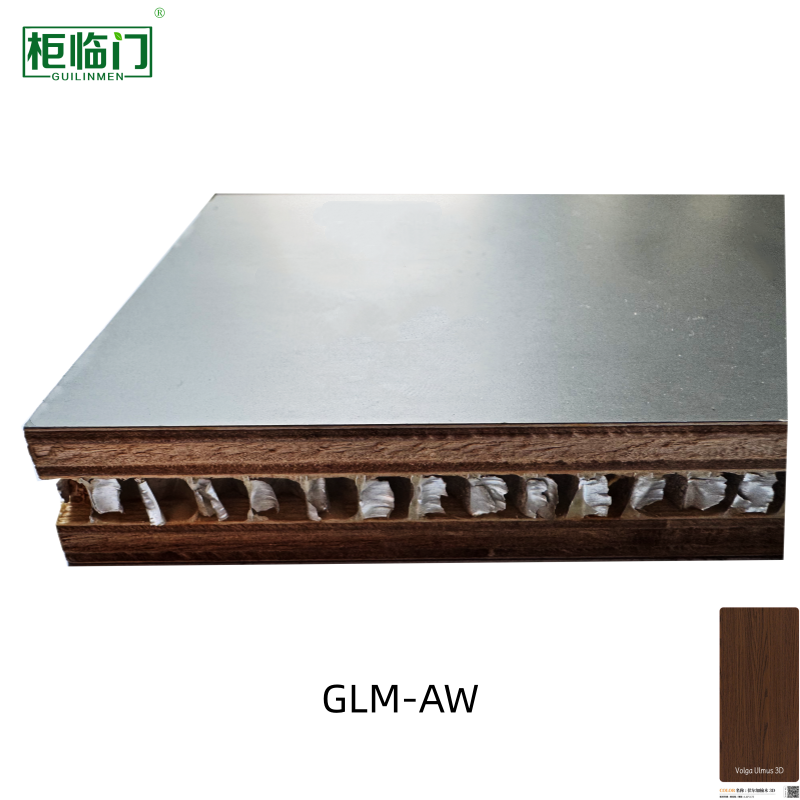 Waterproof Wood Aluminum Composite Panel Impact Resistant For Building Curtain Walls